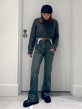 「アイテム（帽子）」を使った、hm2931さん（レディース・159cm・20代）の冬コーディネート