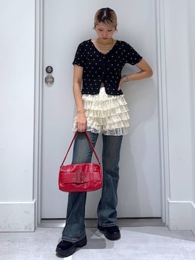 「アイテム（モカシン/デッキシューズ）」を使った、hm2931さん（レディース・159cm・20代）の夏コーディネート