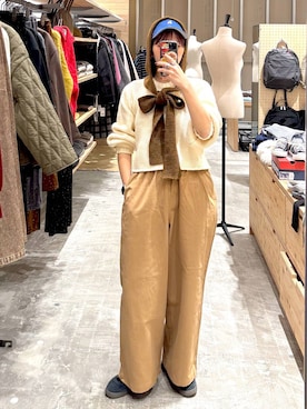 「GEORGE'S（ジョージズ）のアイテム」を使った、hm2931さん（レディース・159cm）の秋コーディネート