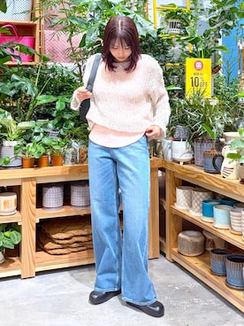 「GEORGE'S（ジョージズ）のアイテム（パンツ）」を使った、hm2931さん（レディース・159cm）の秋コーディネート