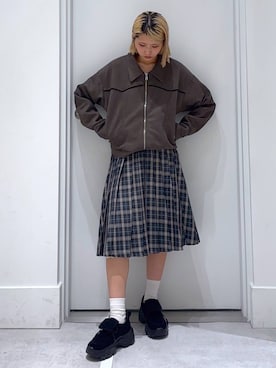 「アイテム（モカシン/デッキシューズ）」を使った、hm2931さん（レディース・159cm・20代）の秋コーディネート