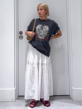 「FOREVER 21（フォーエバー トゥエンティーワン）のアイテム」を使った、hm2931さん（レディース・159cm）の夏コーディネート