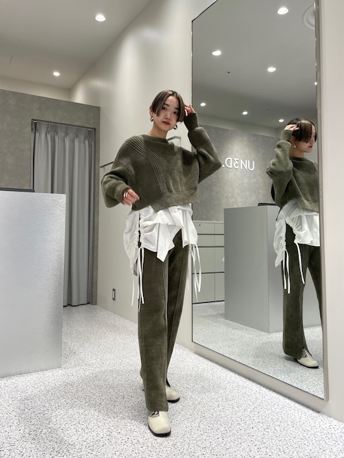 ニット モールショートニットトップ レディース : 77466897 : ZOZOTOWN 