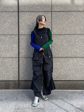 「UN3D.(アンスリード)のアイテム」を使った、KANAEさん(レディース・162cm)の冬コーディネート