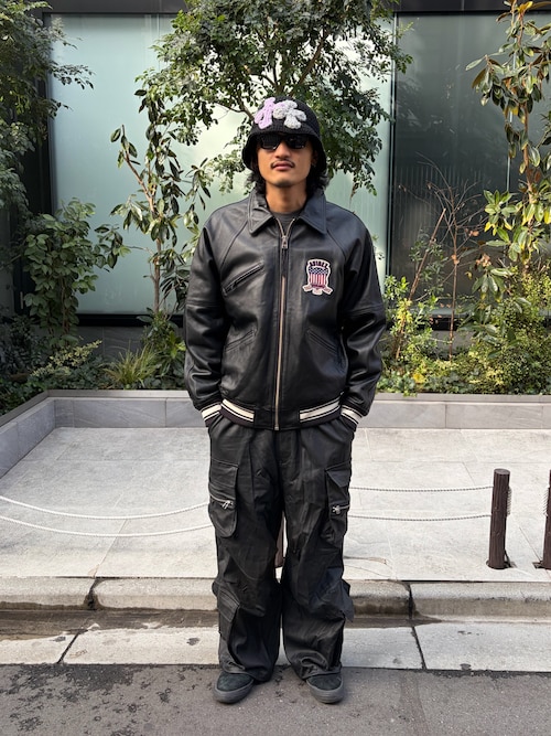 DankeSchon/ダンケシェーン/PREMIUM COATING WIDE POCKET PANTS