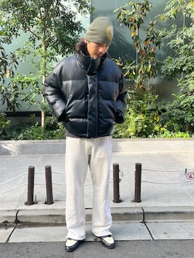 「DANKE SCHON（ダンケシェーン）のアイテム（ブルゾン）」を使った、MASATOさん（メンズ・178cm）の秋コーディネート