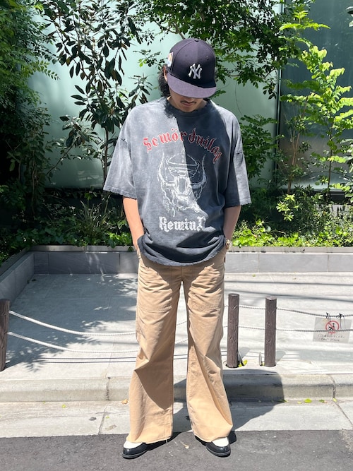 DankeSchon/ダンケシェーン/PIGMENT SPRAY S/S TEE MORTAL（T