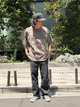 「DANKE SCHON（ダンケシェーン）のアイテム」を使った、MASATOさん（メンズ・178cm）の夏コーディネート
