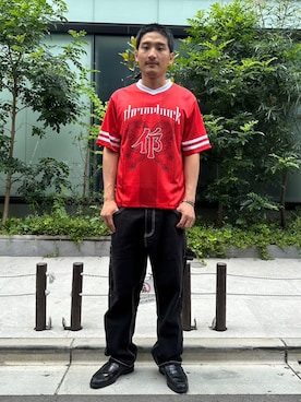 「スタイリング」｜MASATOさん（メンズ・178cm）の夏コーディネート