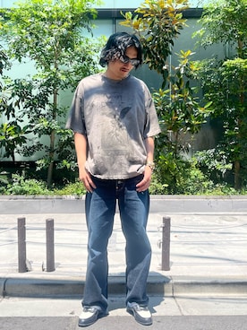 「DANKE SCHON（ダンケシェーン）のアイテム（トップス）」を使った、MASATOさん（メンズ・178cm）の夏コーディネート