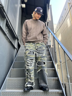 「チョコ色に染まれ」｜MASATOさん（メンズ・178cm）の冬コーディネート