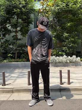 「DANKE SCHON（ダンケシェーン）のアイテム」を使った、MASATOさん（メンズ・178cm）の夏コーディネート