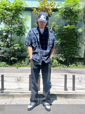 「DANKE SCHON（ダンケシェーン）のアイテム」を使った、MASATOさん（メンズ・178cm）の夏コーディネート