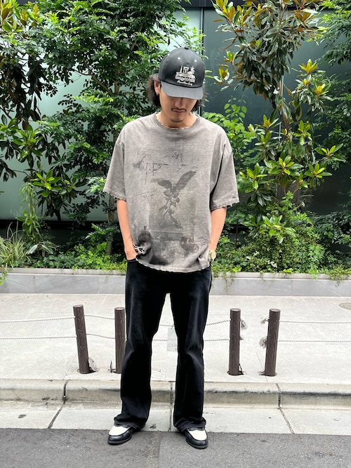 【DankeSchon】BURN S/S TEE PRAY ベージュ 要在庫確認 男女兼用 DankeSchon/ダンケシェーン/BURN S/S TEE PRAY | L.H.P