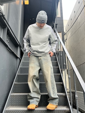 「アパレル」｜MASATOさん（メンズ・178cm）の冬コーディネート