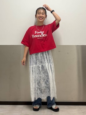 「アイテム（パンツ）」を使った、かとゆかさん（レディース・157cm・30代）の夏コーディネート