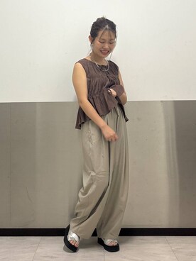 かとゆかさんのコーディネート