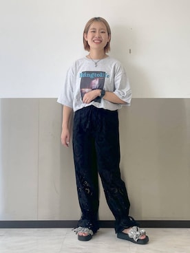 かとゆかさん（レディース・157cm）の夏コーディネート