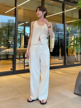 加藤早織さん（レディース・163cm）の春コーディネート