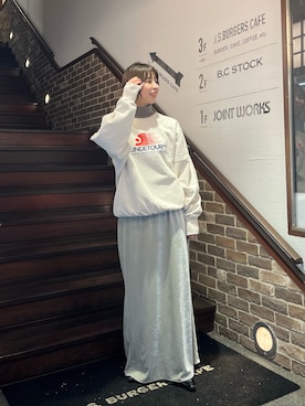 「Ungrid（アングリッド）のアイテム」を使った、加藤早織さん（レディース・163cm）の冬コーディネート