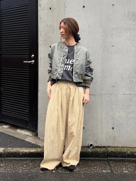 加藤早織さん（レディース・163cm）の秋コーディネート