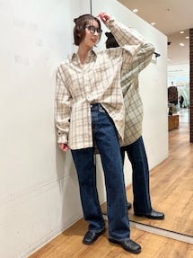 新品♪Ungridアングリッド ワイドシルエットデニム♪シンチ
