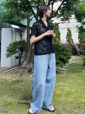 加藤早織さん（レディース・163cm）の夏コーディネート