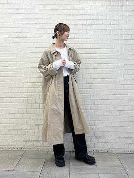 加藤早織さん(レディース・163cm)の秋コーディネート