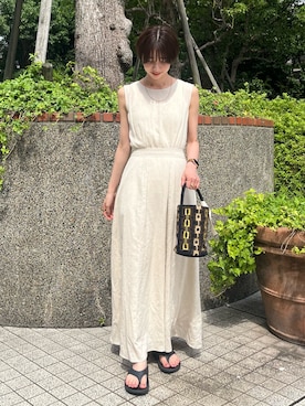 加藤早織さん（レディース・163cm）の夏コーディネート