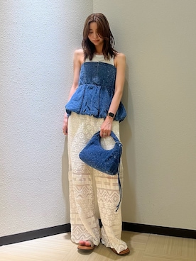 加藤早織さん（レディース・163cm）の春コーディネート