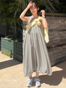 加藤早織さん(レディース・163cm)の春コーディネート