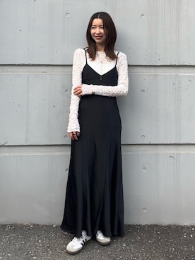 加藤早織さん（レディース・163cm）の冬コーディネート