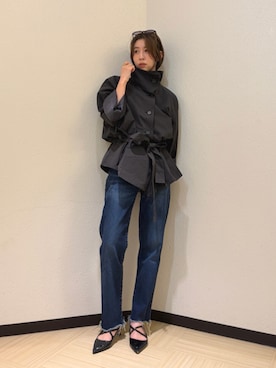 「Ungrid（アングリッド）のアイテム」を使った、加藤早織さん（レディース・163cm）の夏コーディネート
