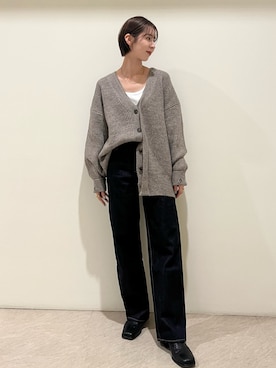 加藤早織さん(レディース・163cm)の秋コーディネート