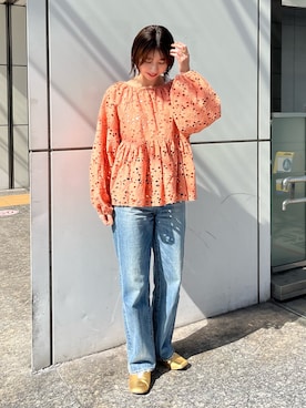 加藤早織さん（レディース・163cm）の冬コーディネート