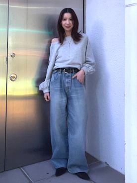 加藤早織さん（レディース・163cm）の冬コーディネート