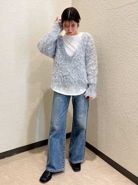 加藤早織さん（レディース・163cm）の冬コーディネート