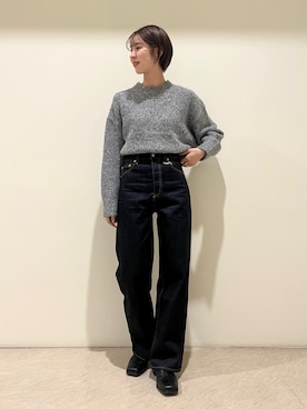 「ショートボブ」｜加藤早織さん（レディース・163cm）の秋コーディネート