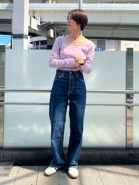 加藤早織さん(レディース・163cm)の夏コーディネート