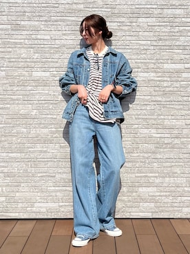 「Ungrid（アングリッド）のアイテム」を使った、加藤早織さん（レディース・163cm）の冬コーディネート