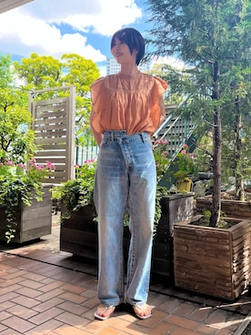 加藤早織さん（レディース・163cm）の春コーディネート