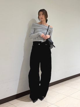 加藤早織さん（レディース・163cm）の秋コーディネート