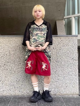 CandyStripper_kujiさん（レディース・148cm）の夏コーディネート