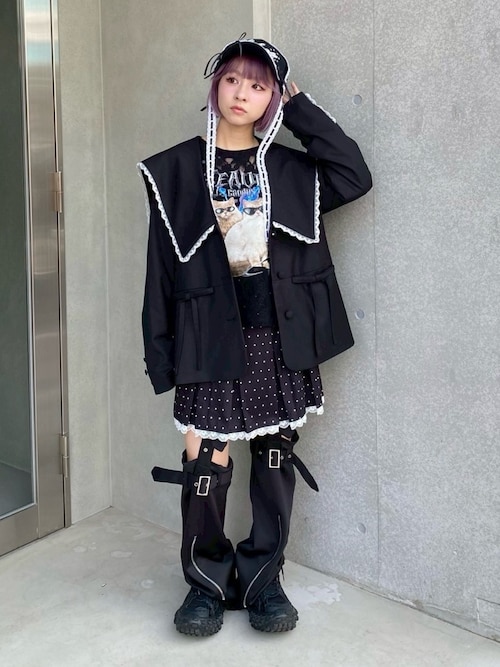 SAILOR COLLAR ジャケット（テーラードジャケット）｜Candy Stripper