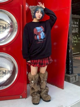 CandyStripper_kujiさん（レディース・148cm）の冬コーディネート