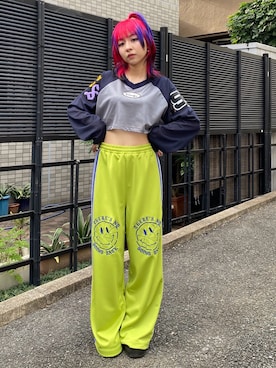 「ワッペン」｜CandyStripper_kujiさん（レディース・148cm）の春コーディネート