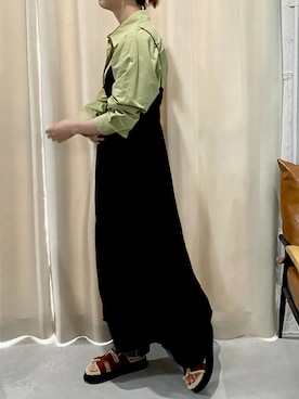 「H&M（エイチ・アンド・エム）のアイテム（ワンピース/ドレス）」を使った、sumiさん（レディース・162cm）の秋コーディネート