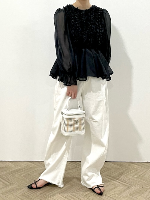 チカキサダ デニムフリンジTOPS チカキサダ デニムフリンジTOPS 8/22