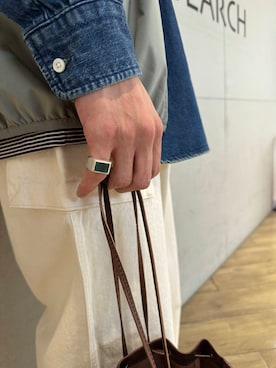 「アーバンリサーチ」｜江口尊将さん（メンズ・174cm）の秋コーディネート