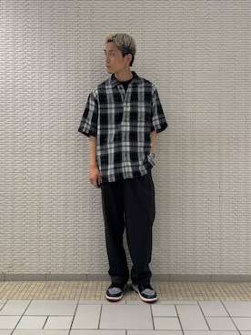 「アーバンリサーチドアーズ」｜江口尊将さん（メンズ・174cm）の夏コーディネート